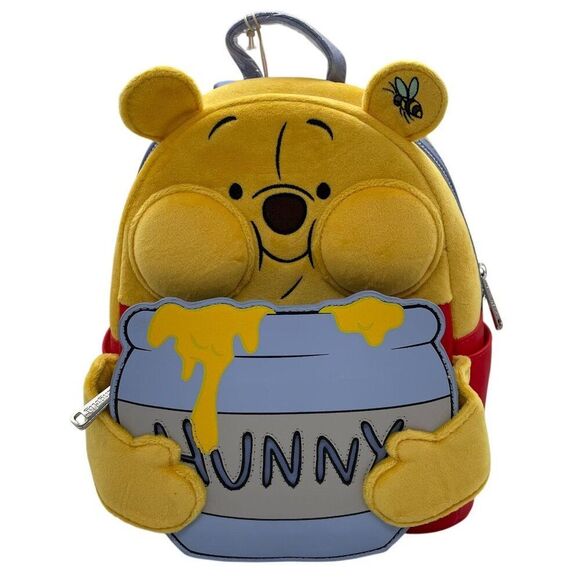 Loungefly Disney Winnie The Pooh Hunny Mini Backpack Puffy Cheeks NWT - Picture 1 of 10